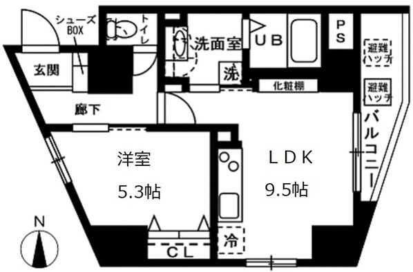 オーヴェルク-IIの物件間取画像